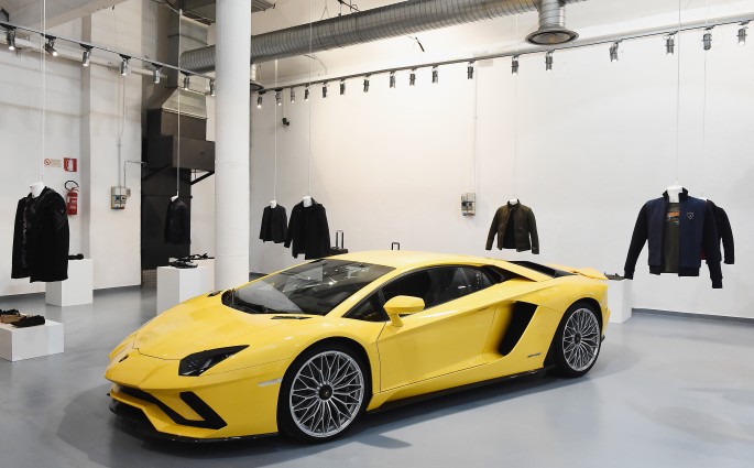 Collezione Automobili Lamborghini at Milan Fashion Week 2018