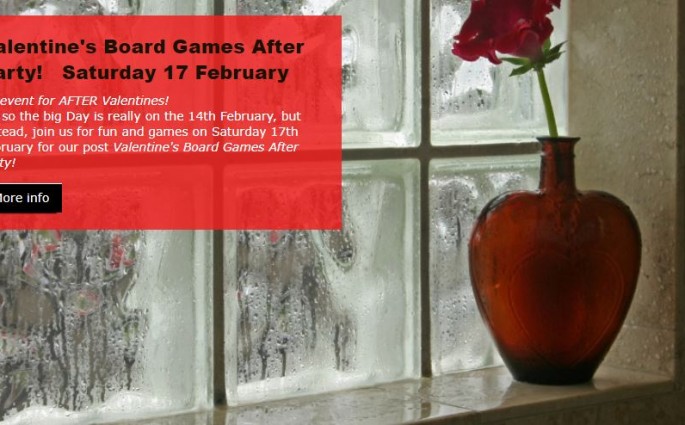 VALENTINES BOARD GAMES AFTER PARTY IN LONDON