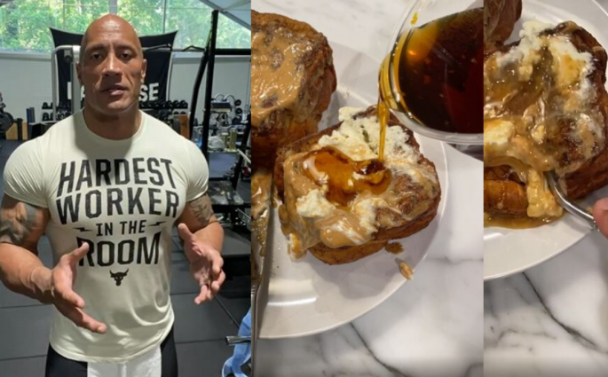 The Rock Shares His Cheat Meal