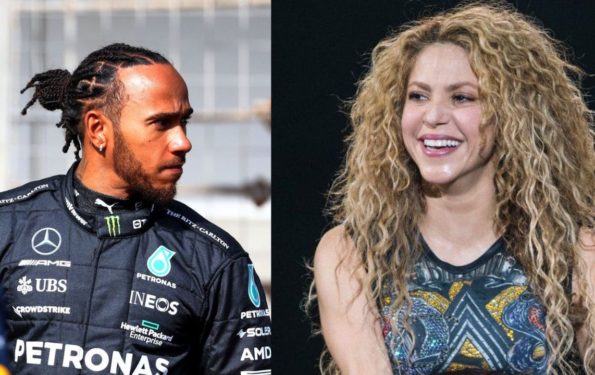 Shakira On A Date With Lewis Hamilton